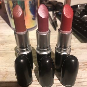 Lot of 3 Mac Lustre lipsticks